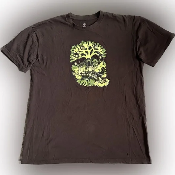 Oaklandish Shirts Oaklandish Brown Graphic Tshirt Xlarge
